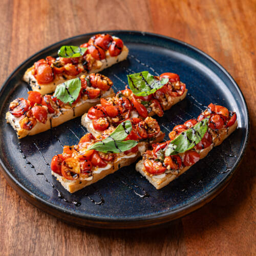 Roasted Tomato Bruschetta